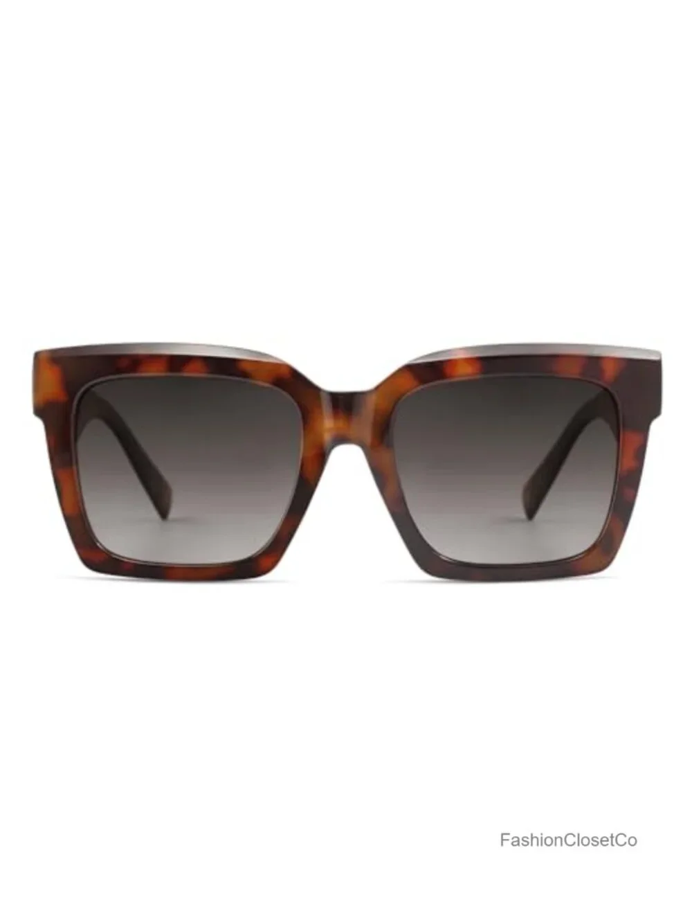 Trendy Square Polarized Sunglasses for Men Women UV400 Protection Large